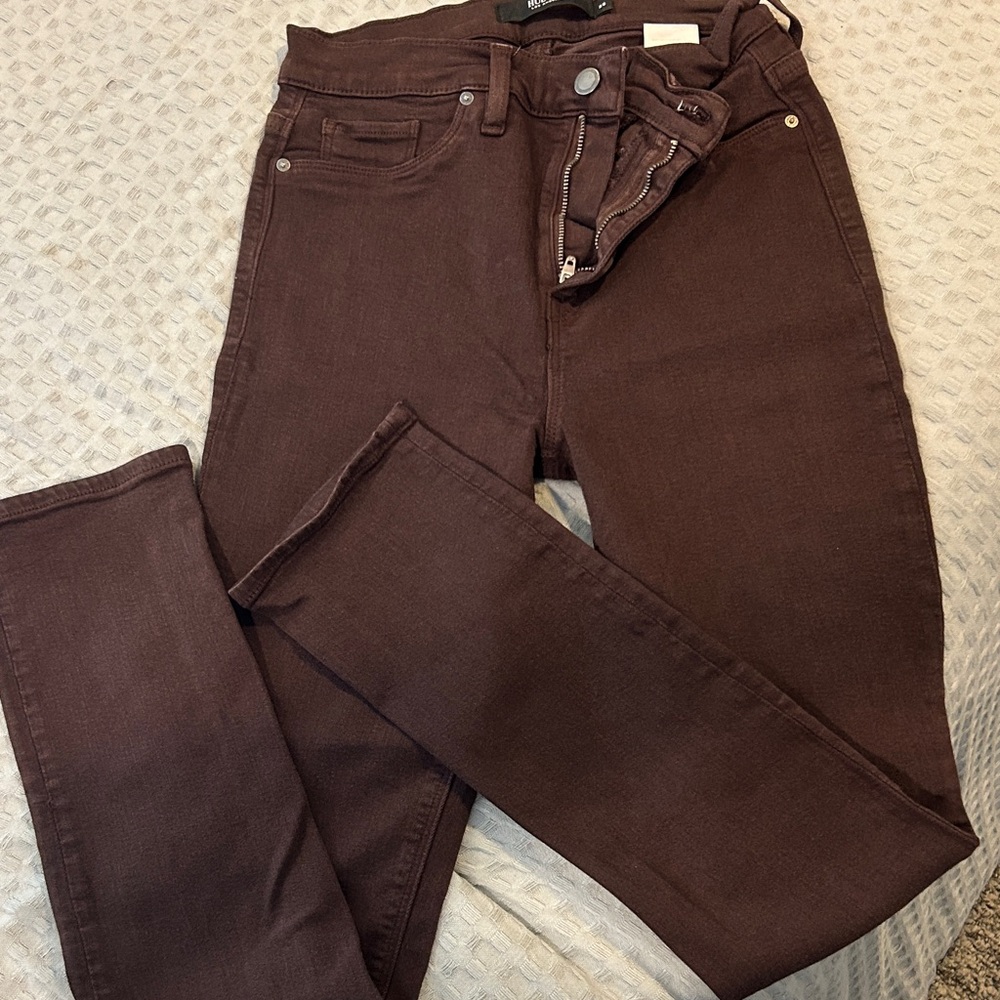 Hudson Jeans Chocolate Brown Denim